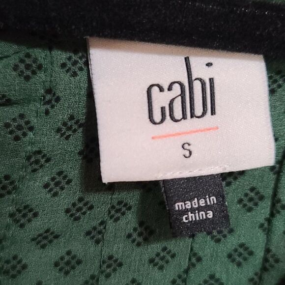 Cabi Emerald/Black Sweater Blouse Combo - Picture 3 of 6